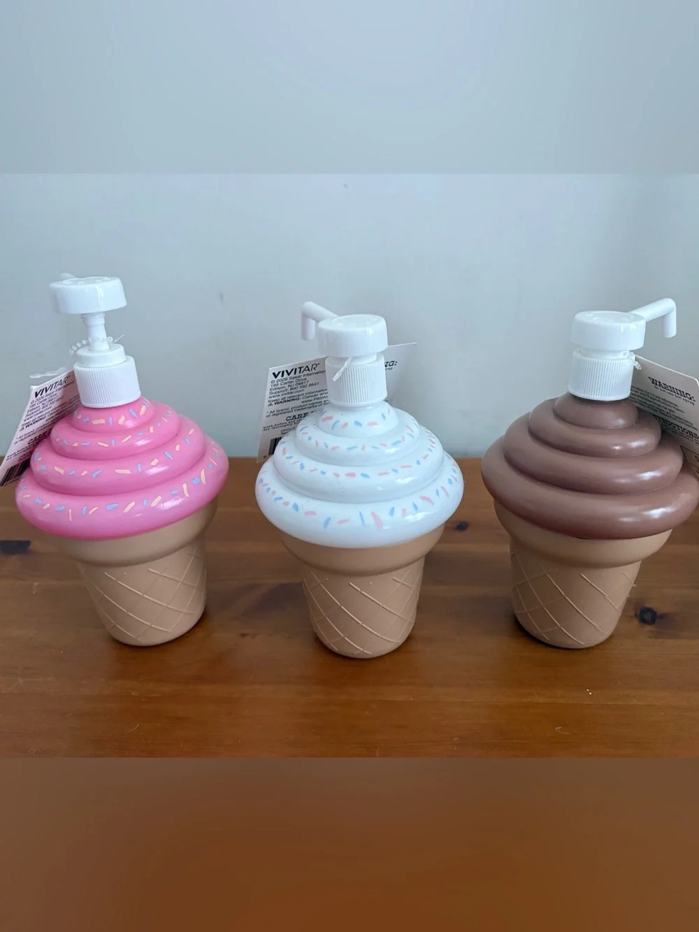 Target Bullseyes Playground Ice Cream Cone Syrup Pumps - Pink, White, Brown